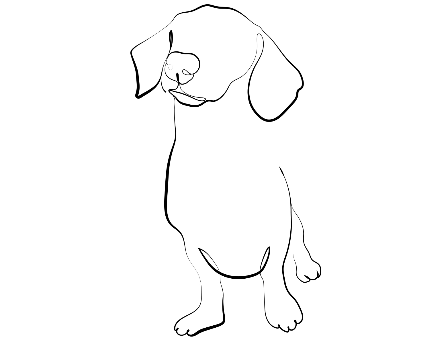 Design Minimalist Beagle By Yuli Agus Setyawan On Dribbble