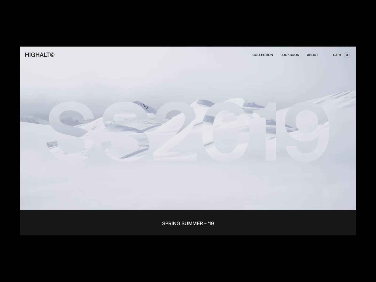 HIGHALT© – Scroll reveal lookbook