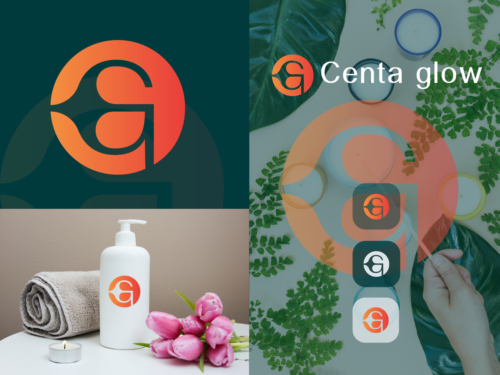 Centa Glow Modern Logo Design By Mamun Logo Designer On Dribbble