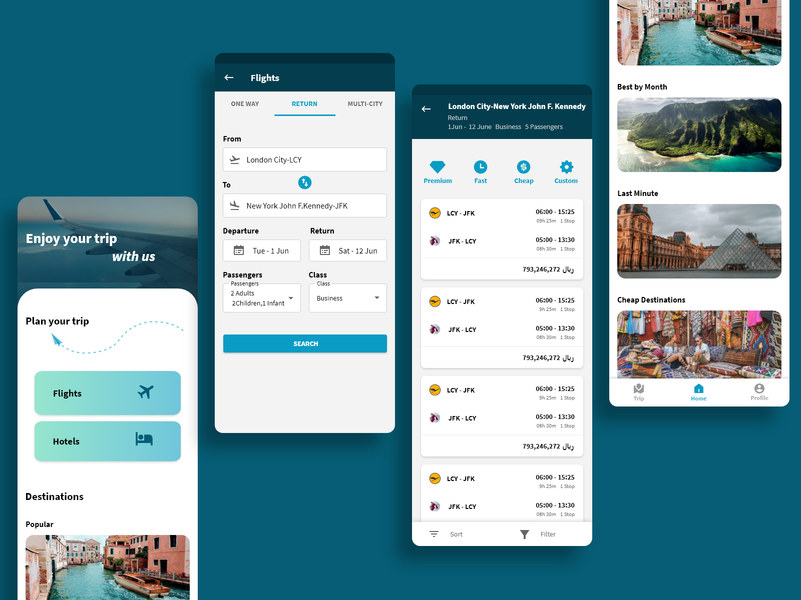 Flight Hotel Booking App Ui Design By Mahdis Atabaki On Dribbble