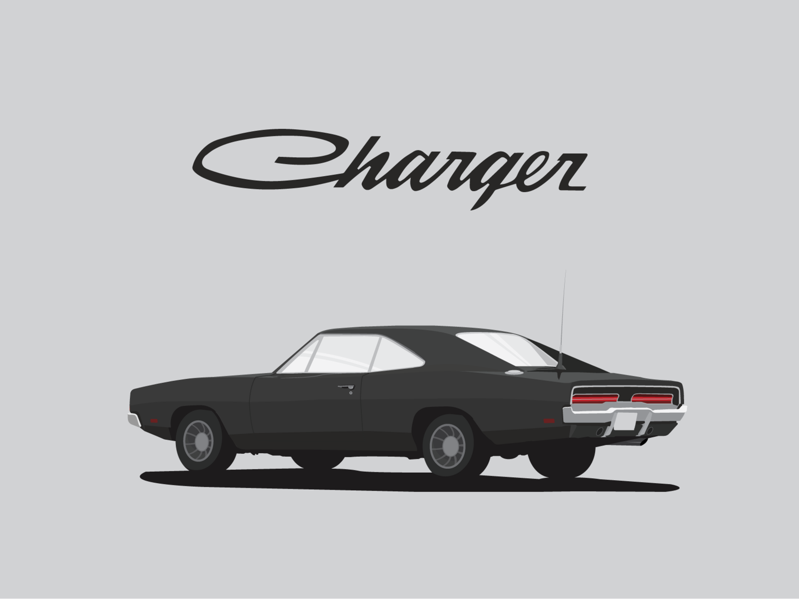 Vector Dodge Charger By Horia Enea On Dribbble