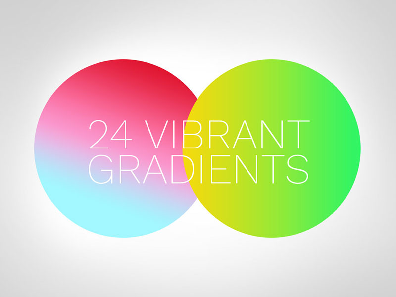 24 Free Vibrant Gradients 
