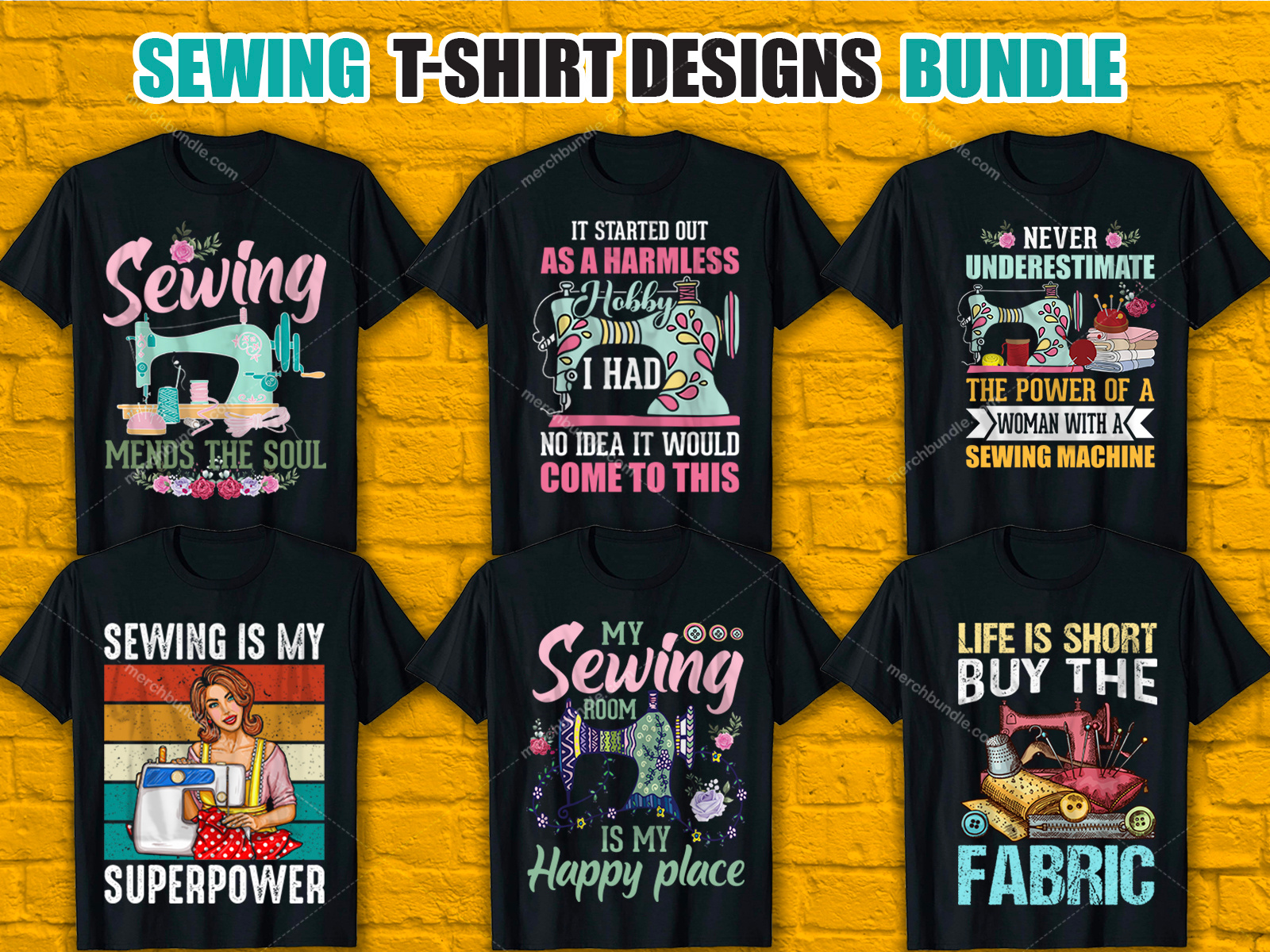 Sewing T Shirt Design Bundle By Asha On Dribbble