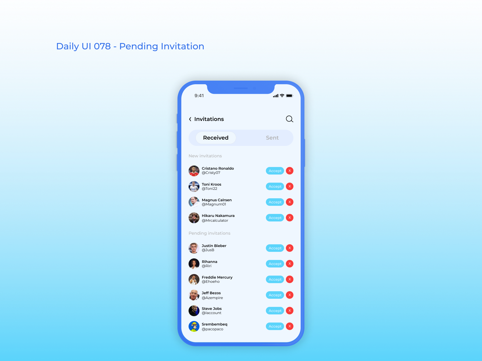 Daily Ui Pending Invitation By Sfaoui Abdeljabbar On Dribbble