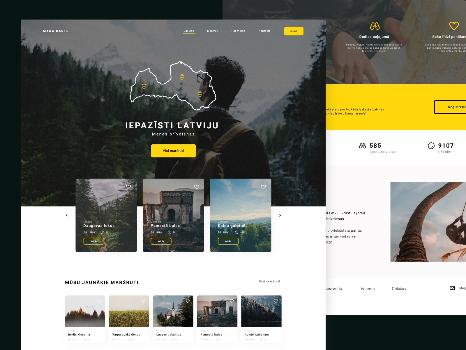 Mana Karte Homepage By Kristaps Klavins On Dribbble