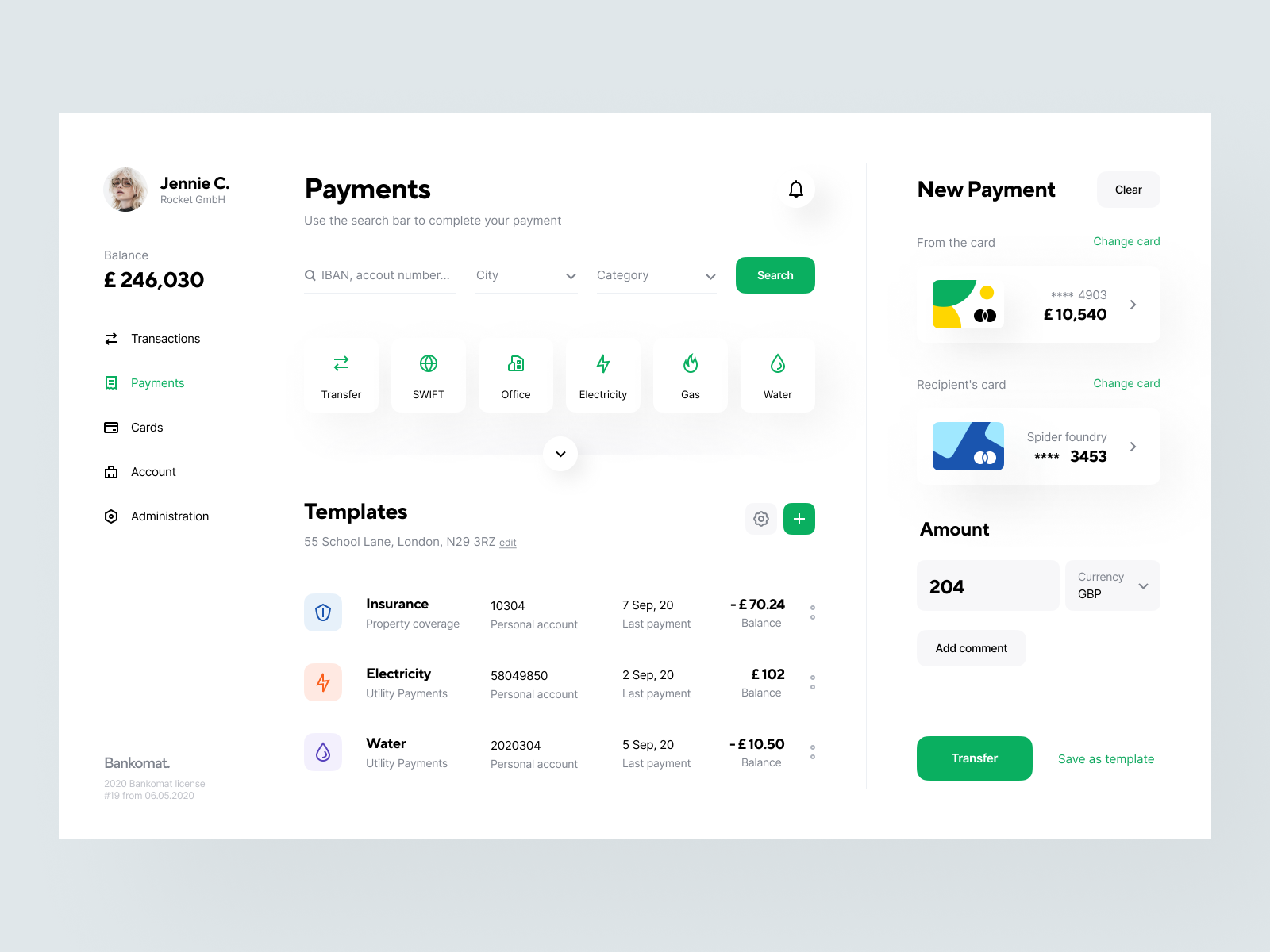 Bankomat Payments By Vladimir Gruev For Ooze On Dribbble