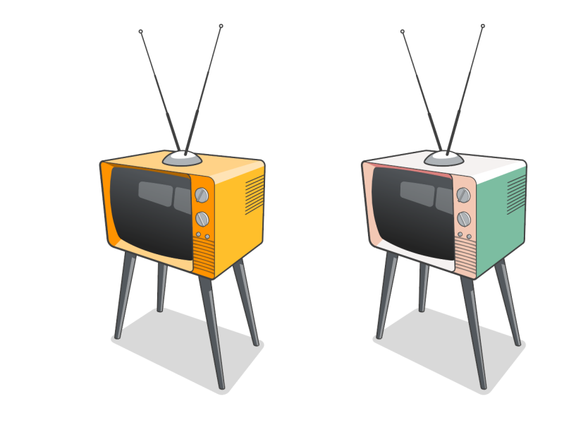 Tv By Oleg Krasnov On Dribbble