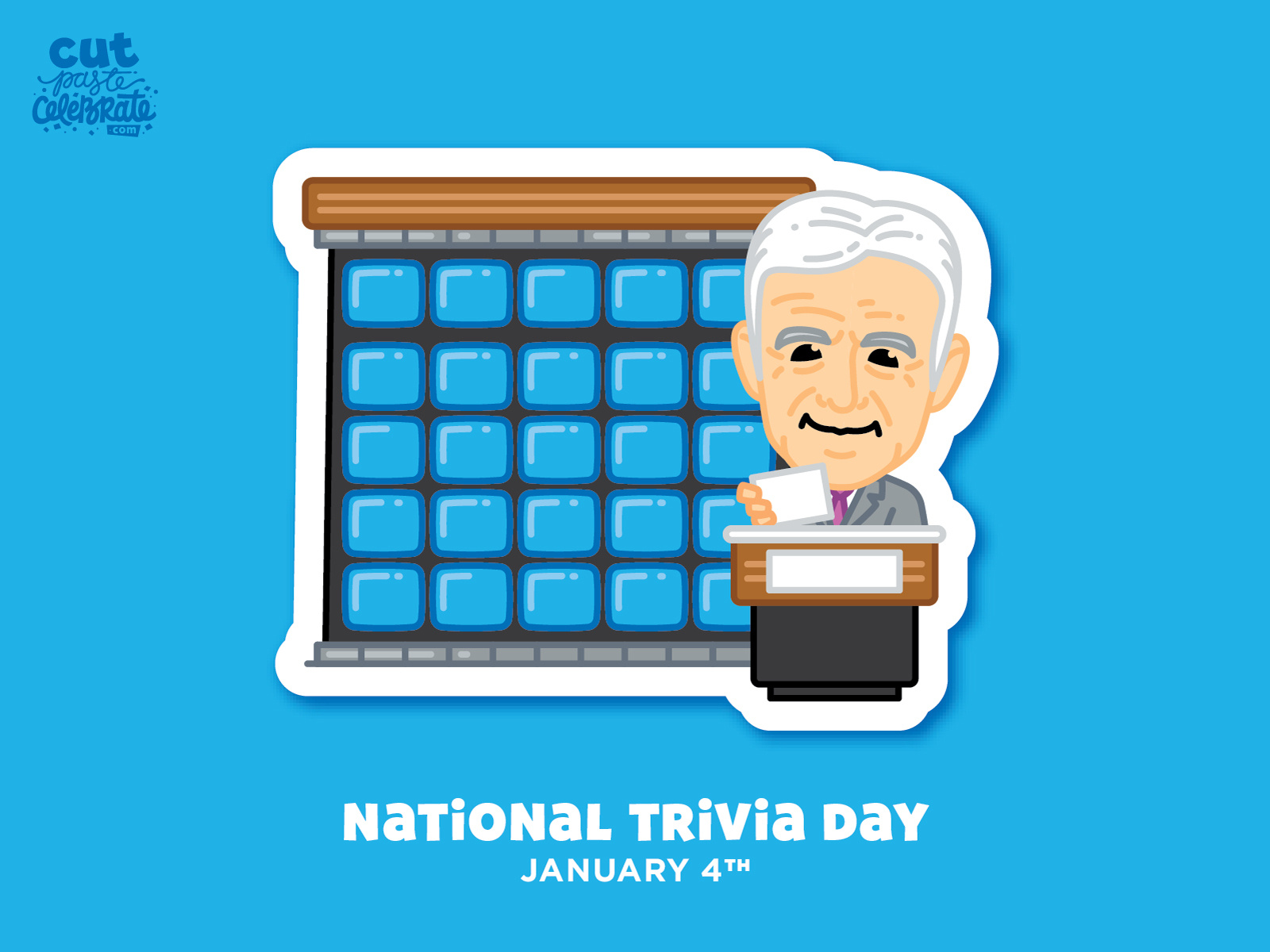 National Trivia Day January By Curt R Jensen On Dribbble