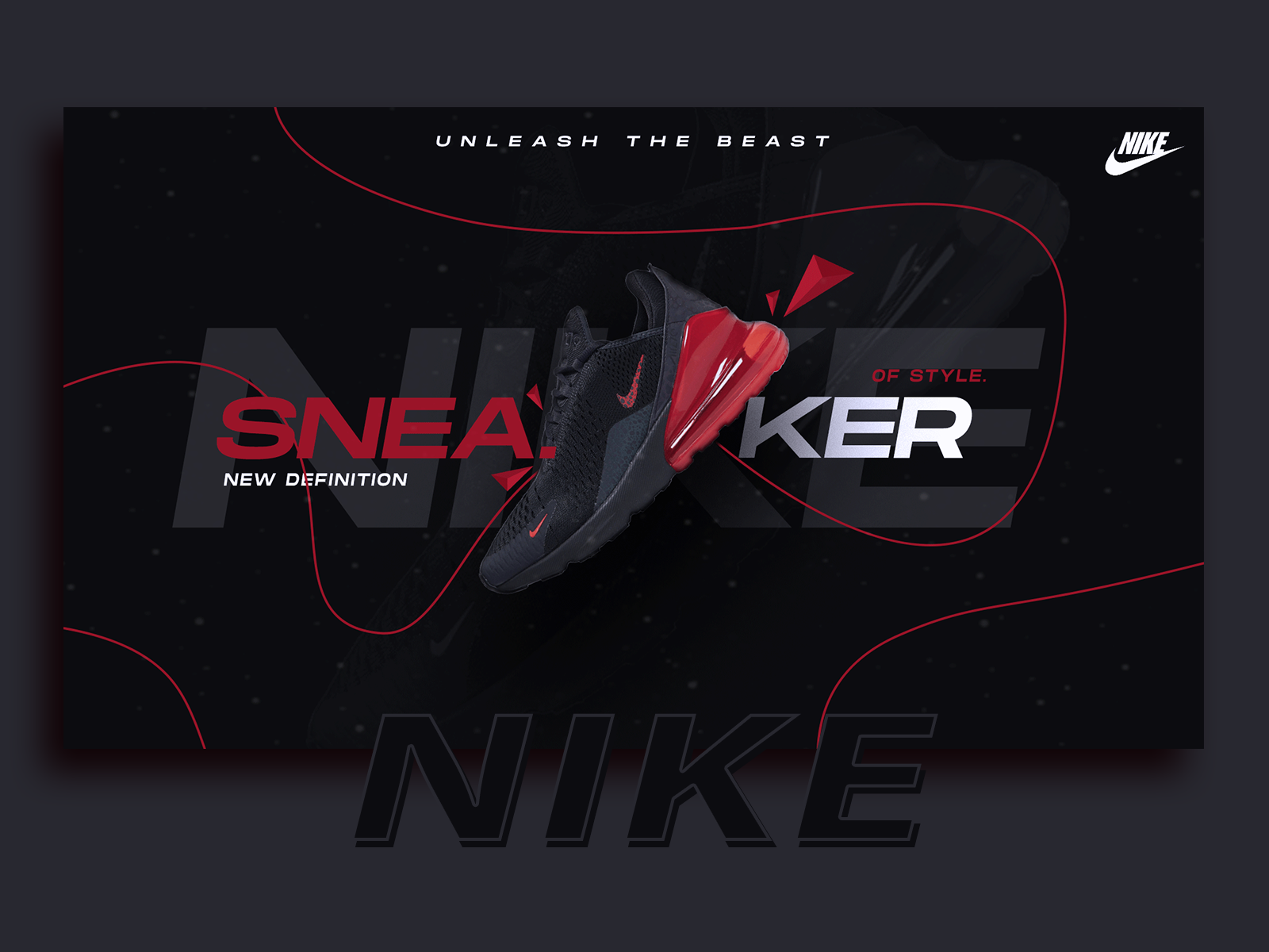 Nike Shoes Banner By Vilas Makvana On Dribbble