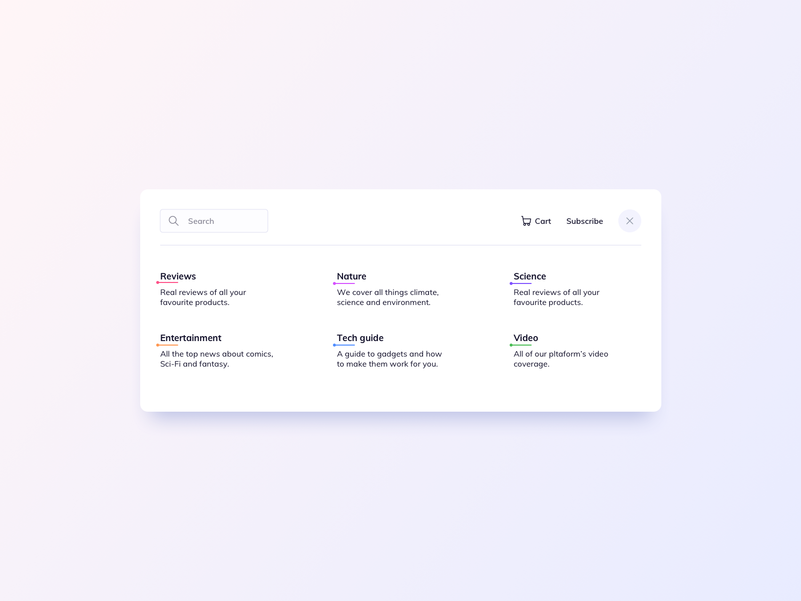 Dribbble Day Menu Ui Design Png By Ildiko Gaspar