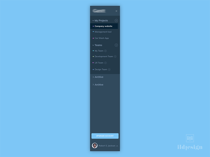 Gantt Menu Ui Design By Ildiko Gaspar On Dribbble