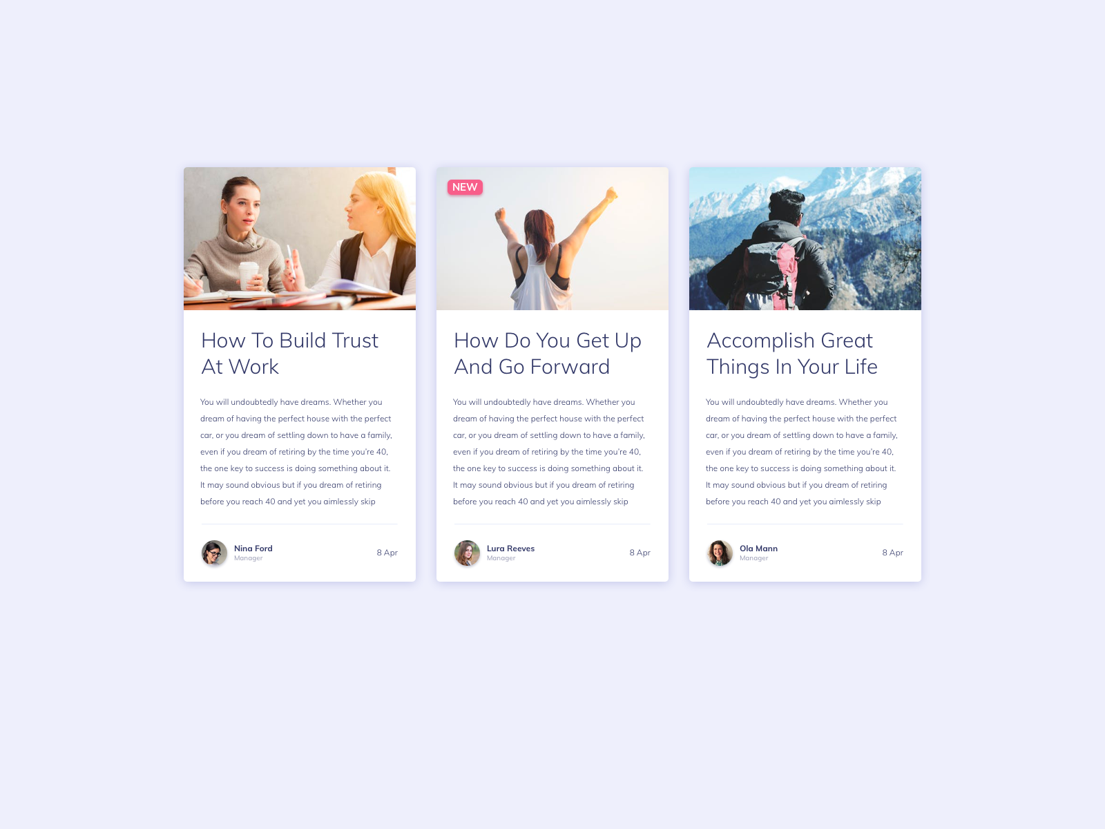 Blog Post Ui Design By Ildiko Gaspar On Dribbble