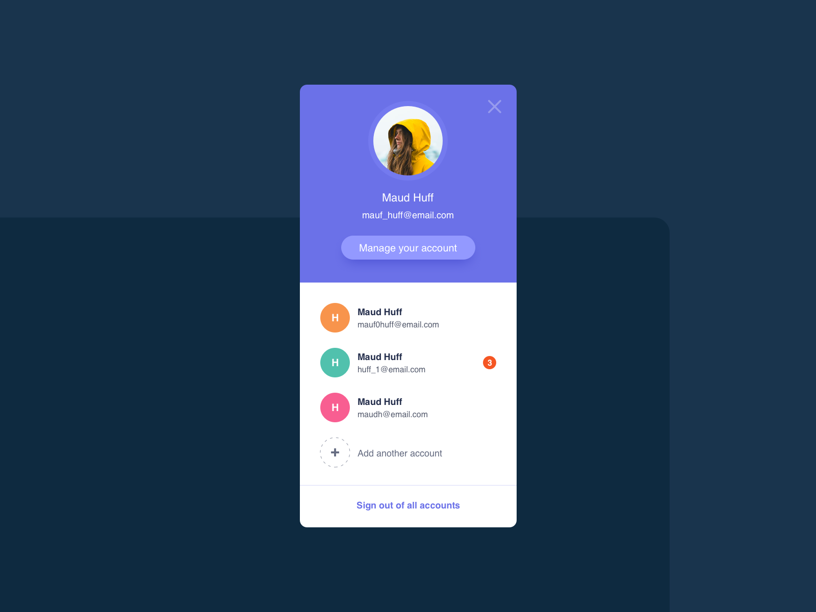 Account List Ui Design By Ildiko Gaspar On Dribbble