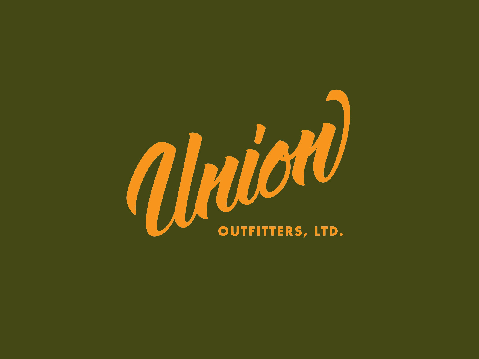 Union Outfitters By Jamie Stark On Dribbble