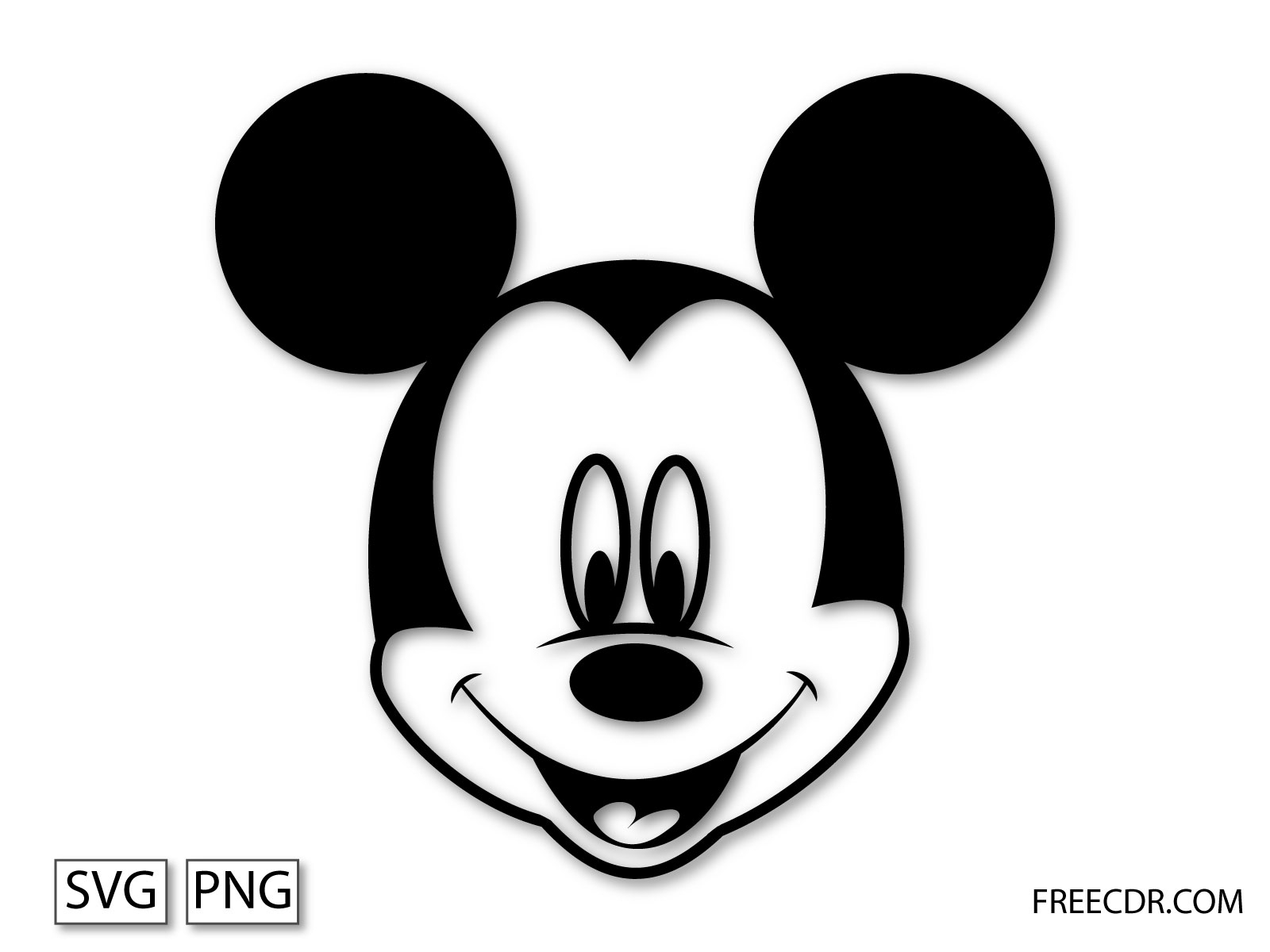 Mickey Mouse SVG Cut File For Cricut Silhouette By Free Cdr On Dribbble