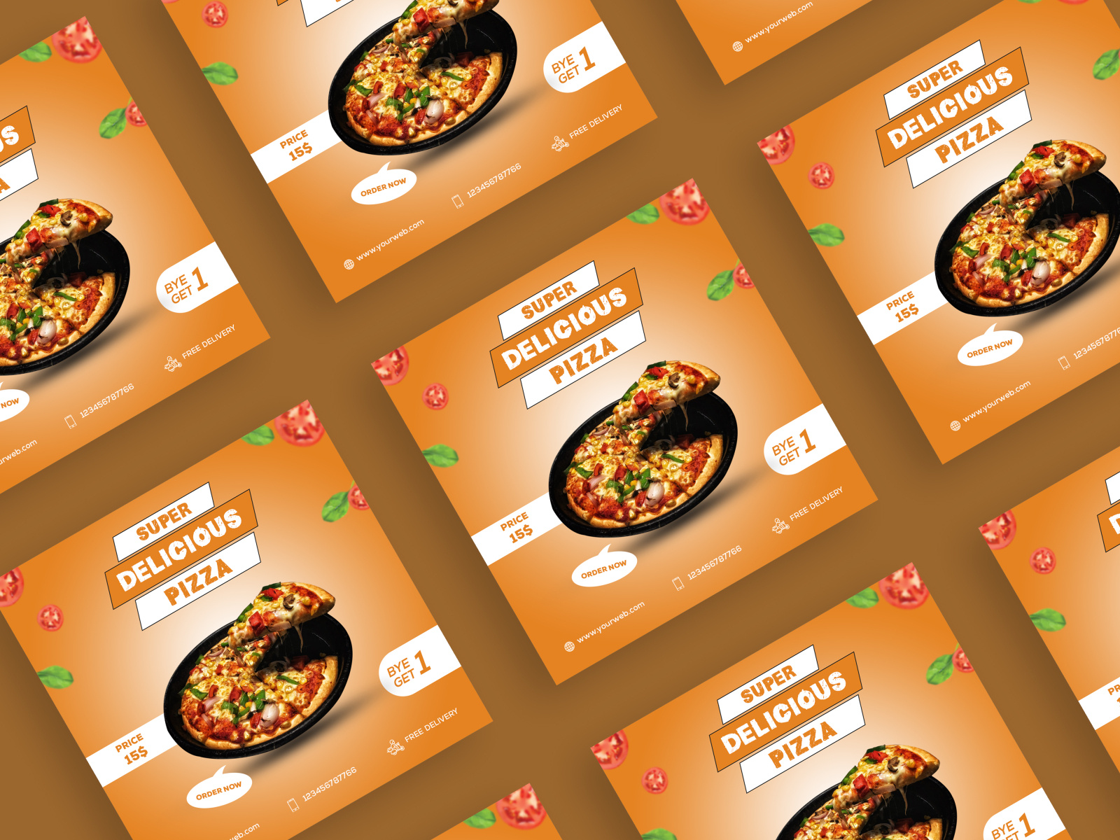 Pizza Social Media Design By Morsheda Akhter On Dribbble