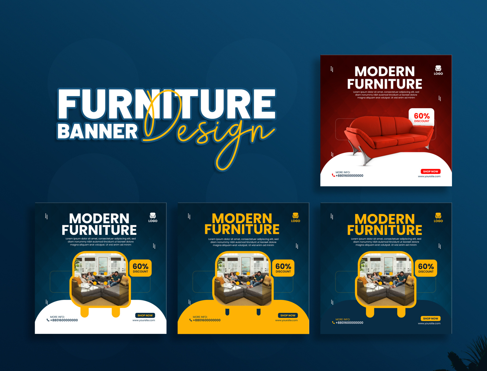 Furniture Social Media Post Design By Probin Ds On Dribbble