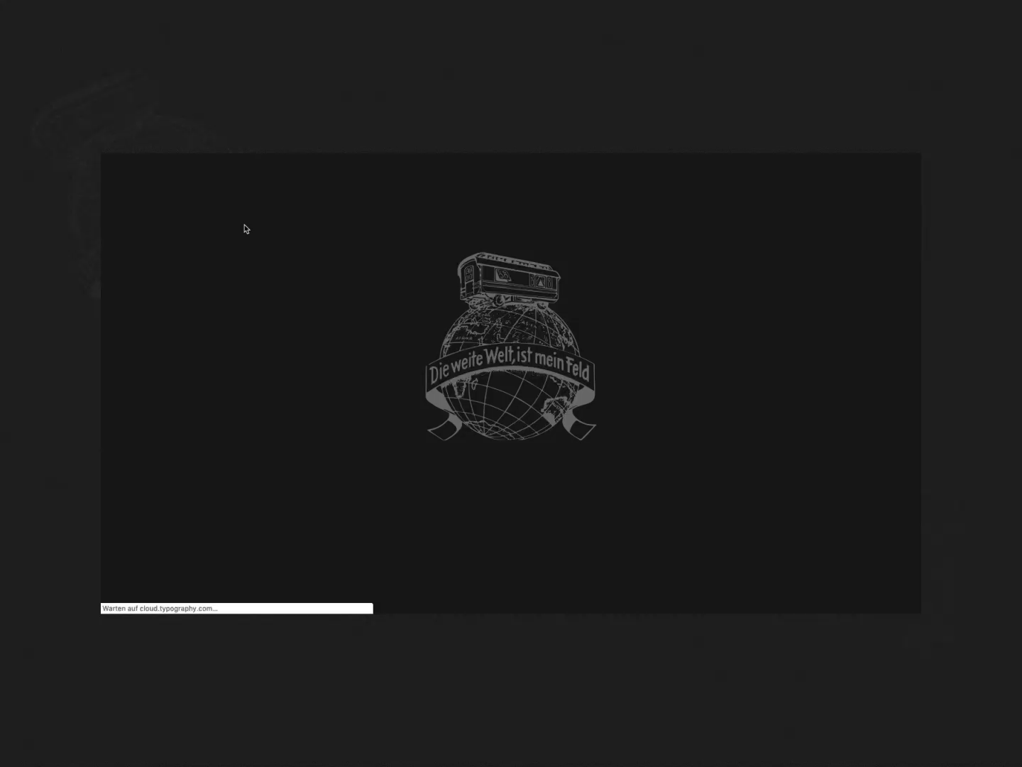 Menu transition and animations for a media production agency