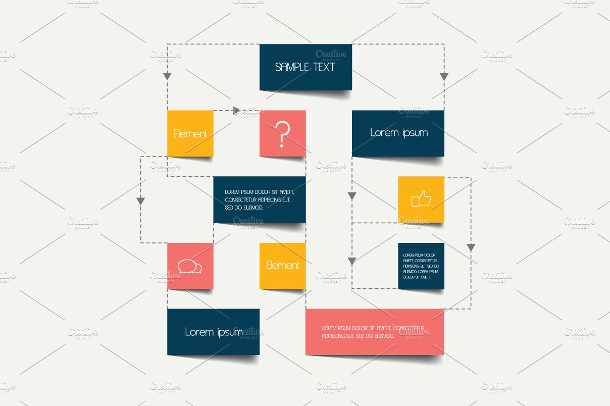 Flowchart Scheme By VectorAN On Dribbble