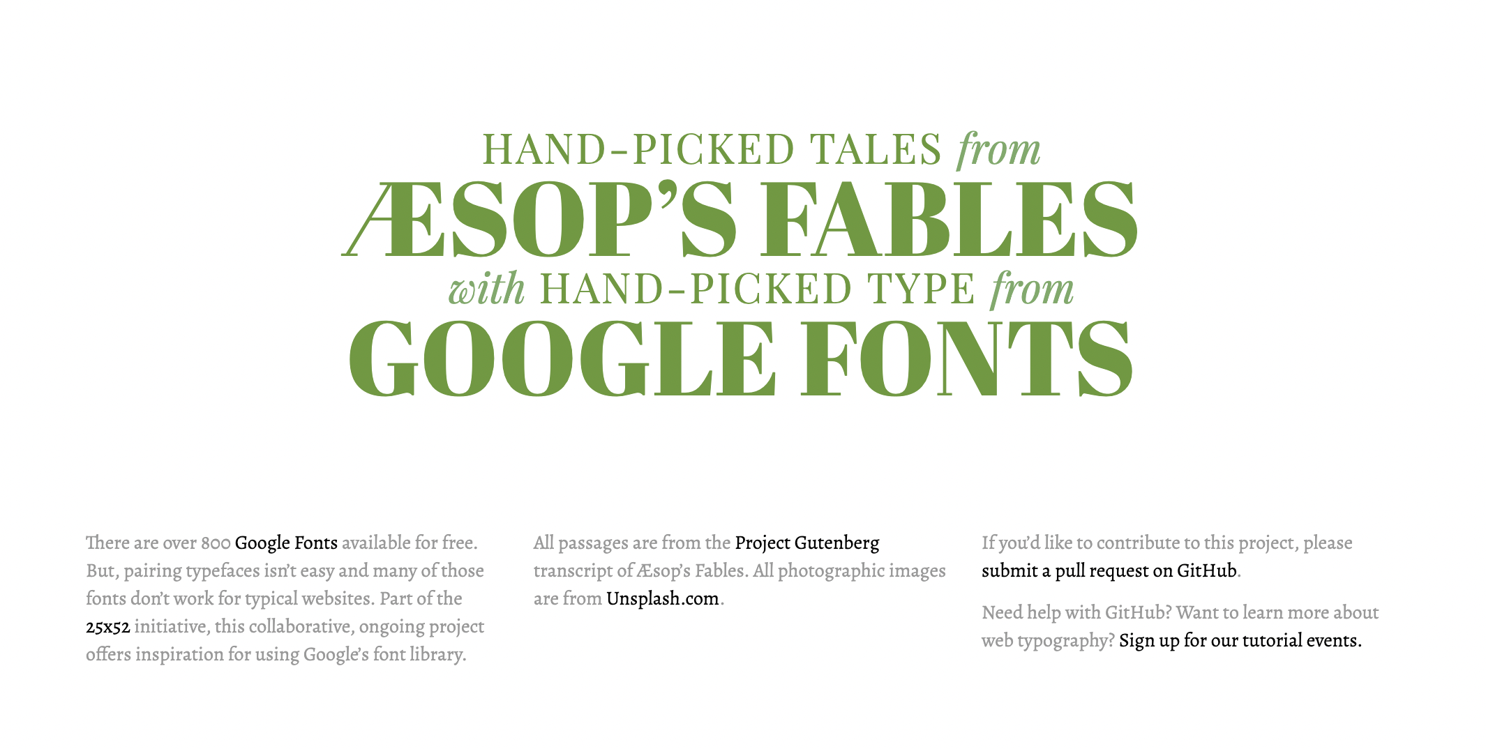 Google-Type font pairings 