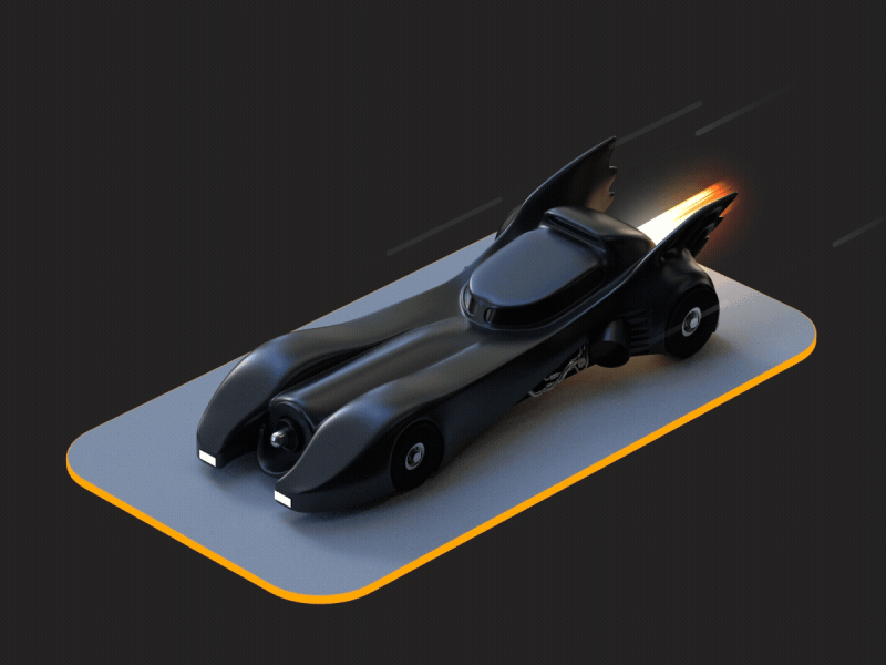 3D car illustration 
