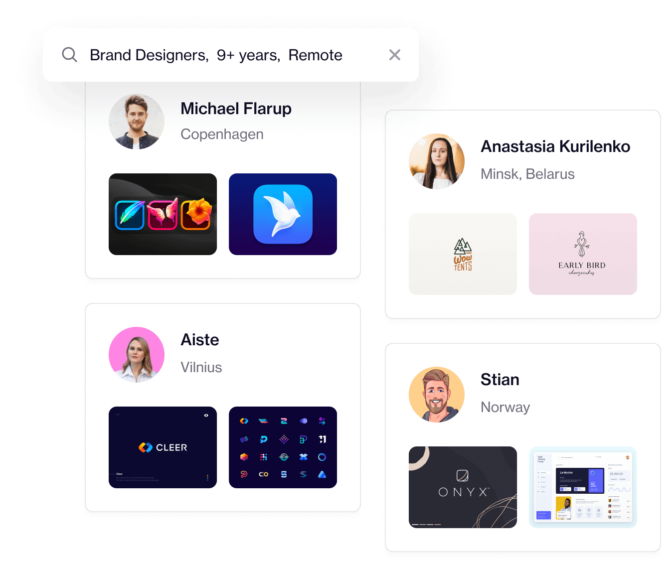 Designers for hire