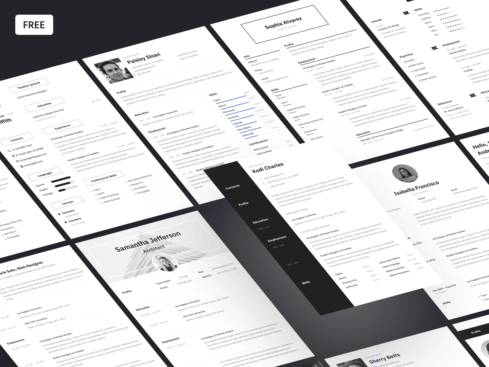 free resume templates for ux designers 