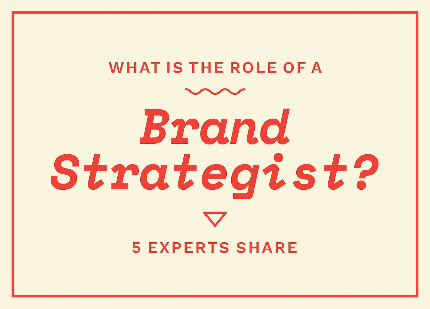 mixer Nog steeds Geleend What is the role of a Brand Strategist? | Dribbble Design Blog