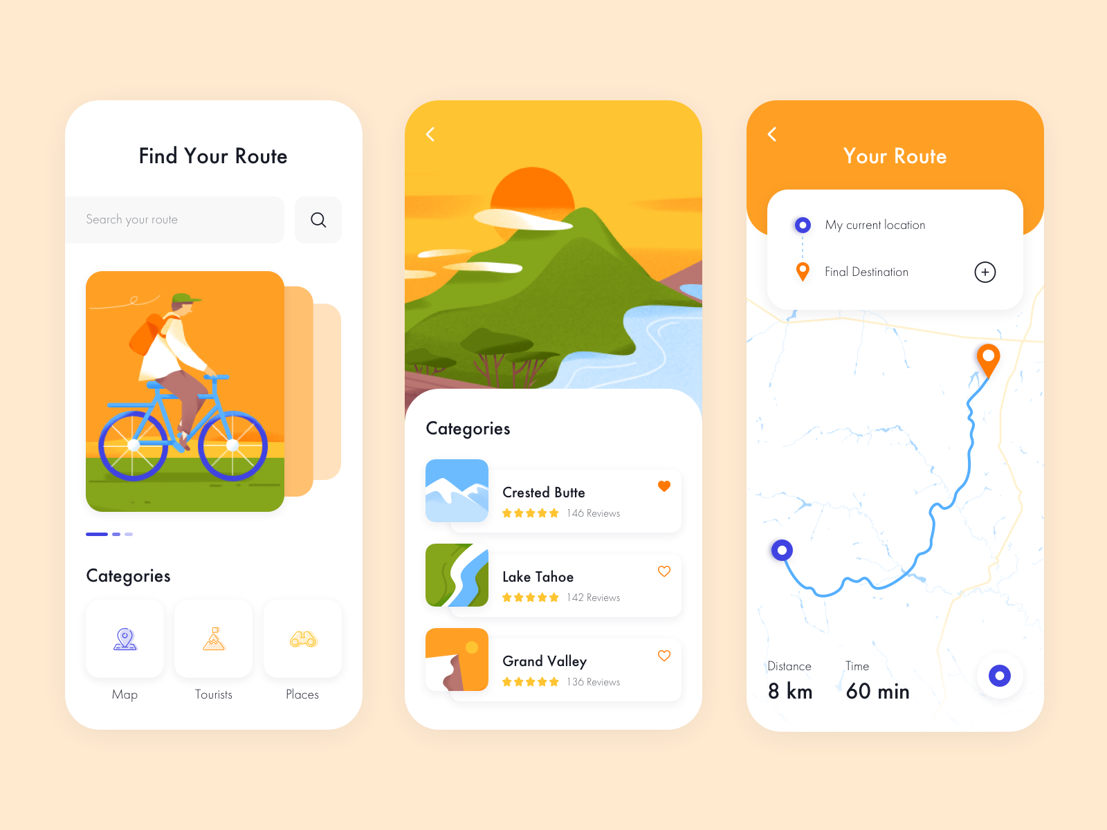 Mobile App - BikeMap by Outcrowd