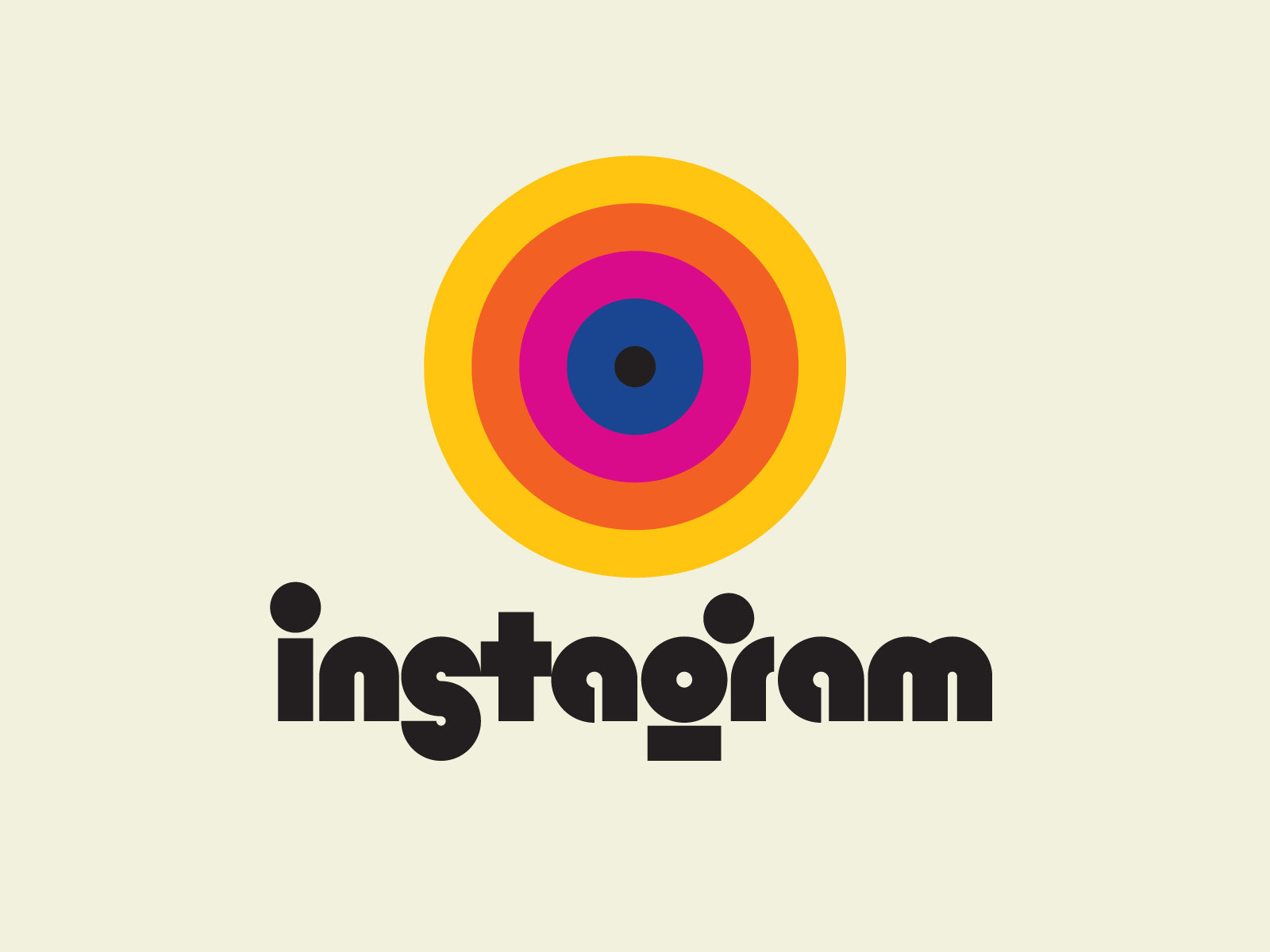 Retro Instagram logo