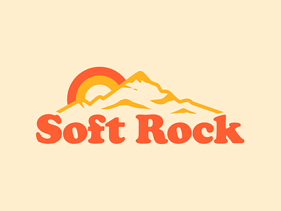 Soft Rock advencher cooper illustration mountain rainbow rock vector