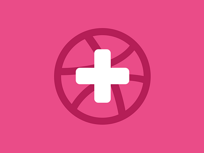 Our new Help Center dribbble help icon pink