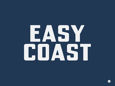 Easy Coast font parkly simplebits typedesign wide