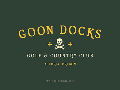 Goon Docks CC font lockup logo simplebits typedesign