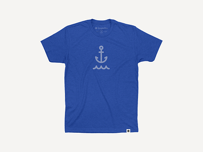 New Anchor Tee anchor icon simplebits tshirt