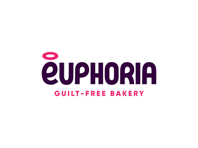 Euphoria Logo bakery branding customtype logo simplebits