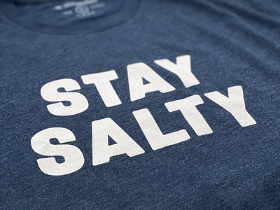 Stay Salty typography vaultalarm