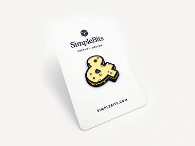 Ampersandwich Pin ampersand ampersandwich enamelpin pin simplebits