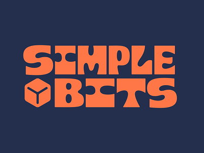 SimpleBits easycoast font logo simplebits type typedesign