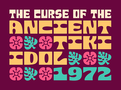 Ancient Tiki Idol easycoast font simplebits type typedesign