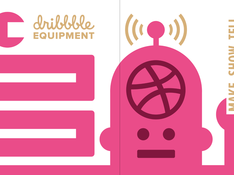 Dribbbot Scout Book dribbbot dribbble notebook scoutbook print