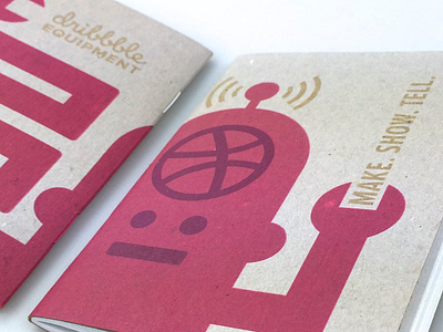 Dribbbot Scout Book dribbble dribbbot notebook print scoutbook