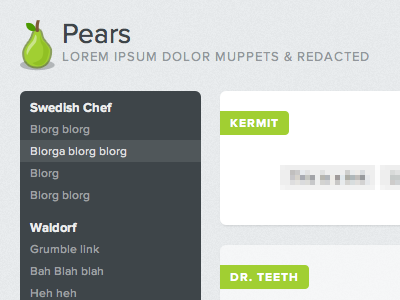 Pears muppets pears proxima nova redacted ui wip