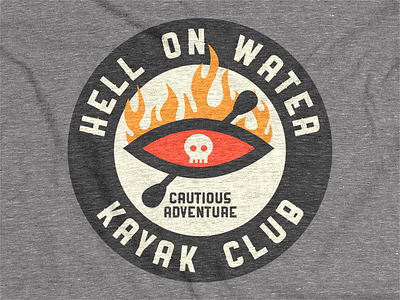Hell On Water club kayak logo losttypecoop ranger shirt vector