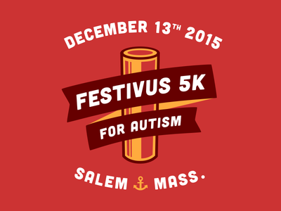 Festivus 5K 2015 cubano festivus5k logo race tshirt