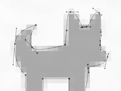 Dogcatsquirrel animal css3exp grey icon illustration paths photoshop vector