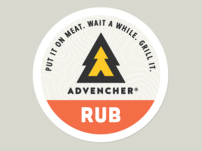 Advencher® Rub Sticker advencher avenir brand brandon cubano logo rub sticker