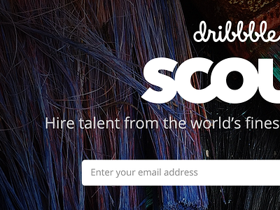 Scout comingsoon dribbble hiring logo opensans scout tease