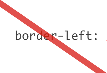 Border Left border left css inconsolata keynote presentation red slide