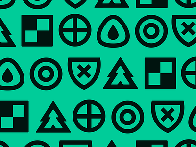 Patterning advencher icons pattern vector
